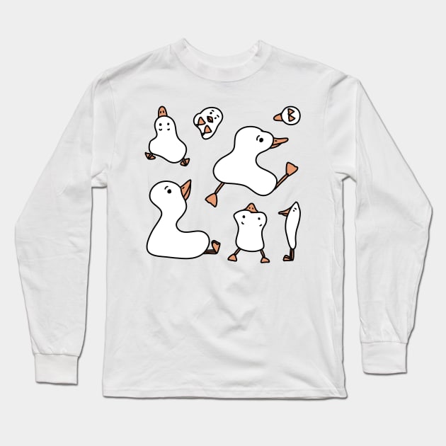 Geese Long Sleeve T-Shirt by cinefille